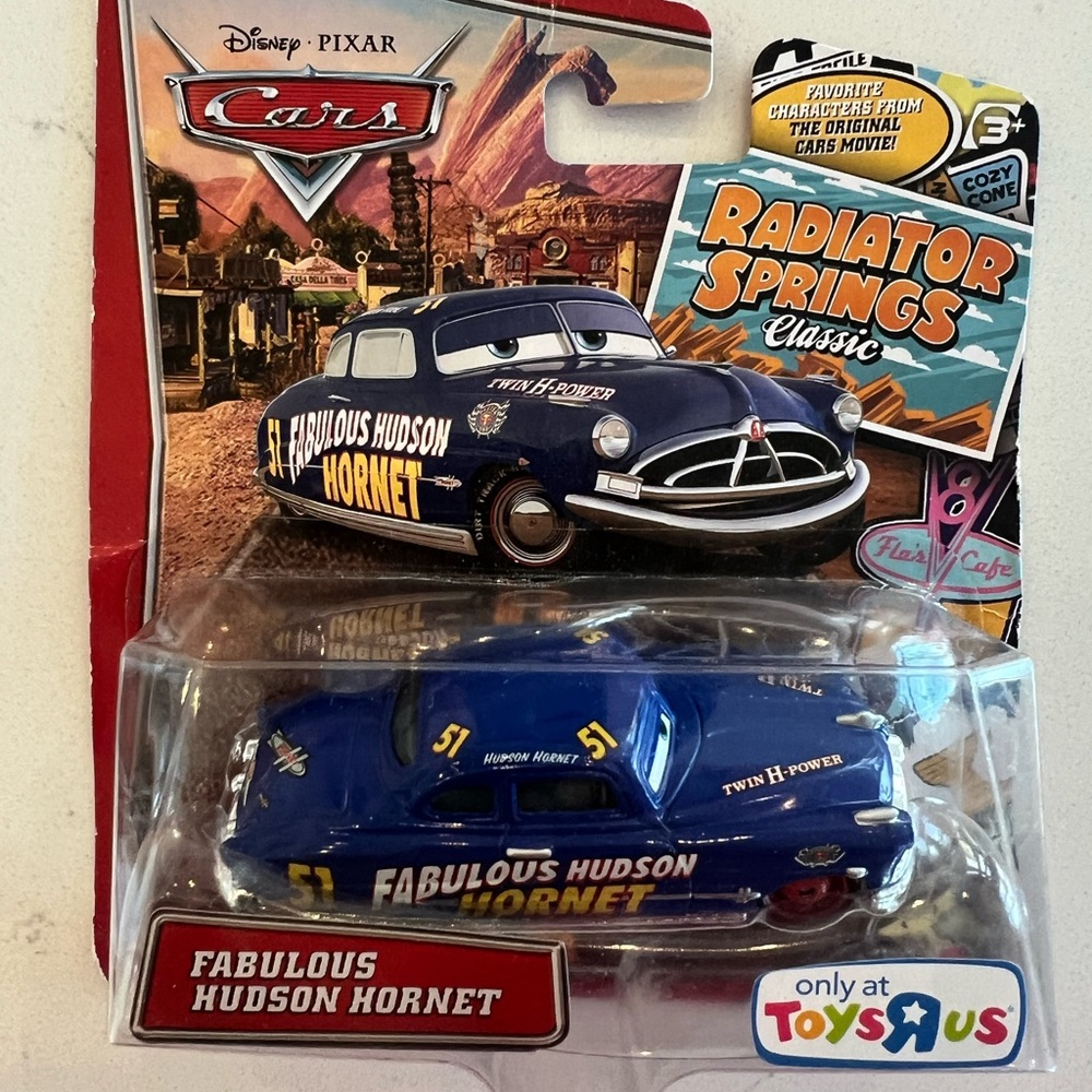 Mattel Cars Radiator Springs Hudson Hornet - Blue